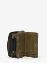 Portemonnee Met Kaarthouder Leder Milano Groen four seasons SOPLW069-vue-porte
