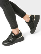 Sneakers Met Platformzool Uit Leder Tamaris Bruin women 41-vue-porte