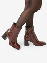 Enkellaarsjes Met Hak Tamaris Bruin women 41-vue-porte