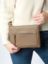 Cross Body Tas Alpes David jones Bruin alpes CM6784-vue-porte