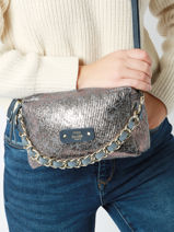 Cross Body Tas Ct5 Cotele Mila louise Blauw ct5 cotele 23673CT5-vue-porte