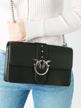 Cross Body Tas Love Bag Icon Pinko Zwart love bag icon AF1-vue-porte