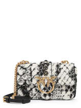 Cross Body Tas Love Bag Icon Wol Pinko Veelkleurig love bag icon A17A