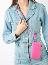 Portefeuille Desigual Roze half logo 23WAYP05-vue-porte