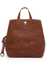 Rugzak Desigual Bruin deja vue 23WAKP01