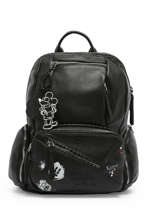 Rugzak Desigual Zwart mickey rock 23WAKP02