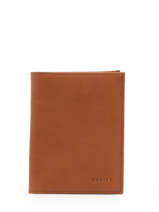 Portefeuille Met Portemonnee Leder Etrier Bruin oil EOIL142