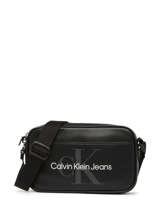 Cross Body Tas Calvin klein jeans Zwart monogram soft K510396