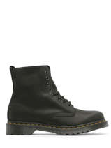 Enkellaarzen 1460 Pascal Waxed Uit Leder Dr martens Zwart unisex 30666001