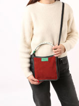 Longchamp Le foulonn dbrid Cross bodytas Rood-vue-porte