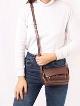 Cross Body Tas Vintage Paul marius Goud vintage 355462-vue-porte