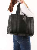 Schoudertas Th Identity Tommy hilfiger Zwart th identity AW15569-vue-porte