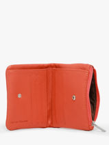 Portefeuille Rallye Leder Nathan baume Oranje original n 476N-vue-porte