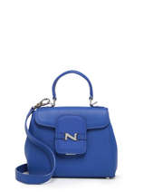 Cross Body Tas Mini Duras Leder Nathan baume Bruin ines 4