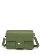 Cross Body Tas Sagan Leder Nathan baume Groen ines 2