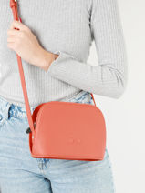 Cross Body Tas Lilou Leder Nathan baume Oranje egee 2-vue-porte