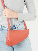 Cross Body Tas City Perle Leder Nathan baume Oranje n city N1811000-vue-porte