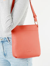 Cross Body Tas Tiki Mini Leder Nathan baume Oranje victoria N1910586-vue-porte