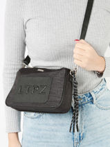 Cross Body Tas Cassiopee Les tropeziennes Zwart cassiopee TZ04-vue-porte
