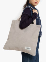 Schoudertas Charlie A4-formaat Eastpak Beige angle cords A5BCKANG-vue-porte