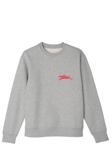 Longchamp Coton T-shirt/paro Grijs