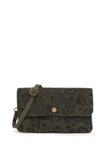 Cross Body Tas Velvet Leder Milano Groen velvet VE23067L