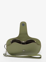 Brilhouder Leder Yves renard Groen foulonne 29051-vue-porte