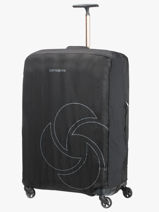 Kofferhoes Samsonite Zwart global ta 121220-vue-porte