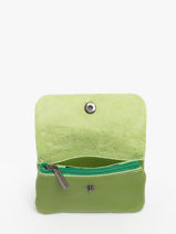 Portemonnee Leder Milano Groen caviar CA23092-vue-porte