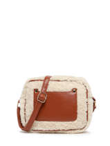 Cross Body Tas Ciao Boum Fur Miniprix Beige ciao boum fur 634
