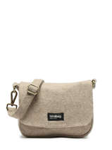 Cross Body Tas Wool Hindbag Beige wool W