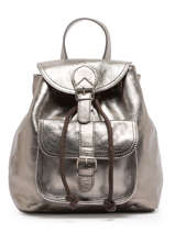 Rugzak Le Baroudeur Paul marius Grijs vintage BAROUDEU