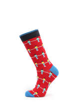 Sokken Cabaia Rood socks men CAR