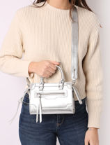 Cross Body Tas Barcelone Miniprix Zilver barcelone 1-vue-porte