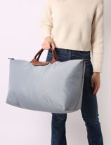 Longchamp Le pliage original Reistassen Blauw-vue-porte