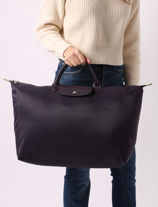 Longchamp Le pliage green Reistassen Violet-vue-porte