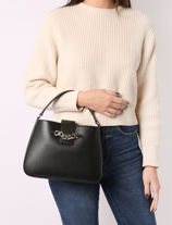 Handtas Th Luxe Tommy hilfiger Zwart th luxe AW15606-vue-porte