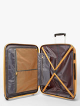 Harde Reiskoffer Bon Air American tourister Geel bon air 85A003-vue-porte