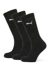 Set Van 3 Paar Sokken Puma Zwart socks 7312