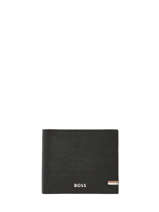 Portefeuille Iconic Leder Hugo boss Zwart iconic HLM421A