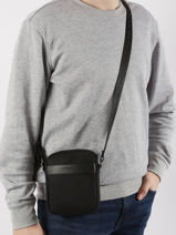 Cross Body Tas Lancaster Zilver basic sport men 304-01-vue-porte