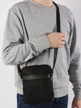 Cross Body Tas Lancaster Zilver basic sport men 304-07-vue-porte