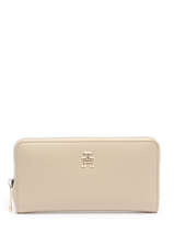 Portefeuille Tommy hilfiger Beige th essential AW16093