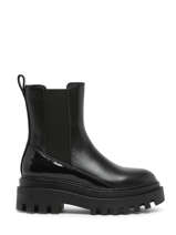 Boots Uit Leder Calvin klein jeans Zwart accessoires 12860GT