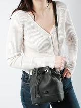 Bucket Bag S Ninon Leder Lancel Zwart ninon A10922-vue-porte