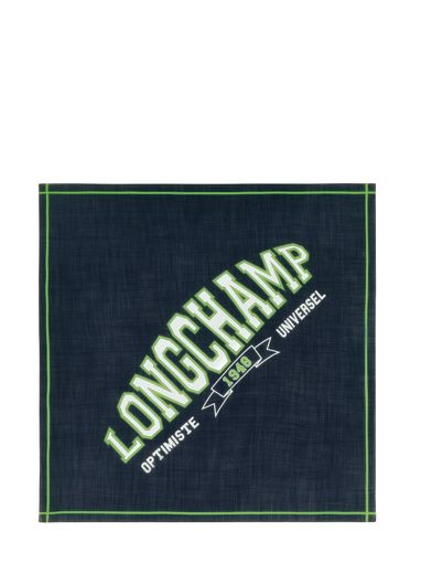 Longchamp Pret a porter Sjaal Blauw-vue-porte