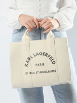 Handtas Rsg Katoen Karl lagerfeld Veelkleurig rsg 240W3892-vue-porte