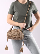 Cross Body Tas Tanaisie Uit Gevlochten Jute Woomen Beige tanaisie WTAN06-vue-porte