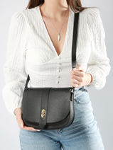 Cross Body Tas Top Double Lancaster Zwart top double 61-vue-porte