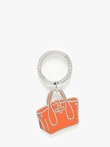 Longchamp Metal Sleutelhanger Rood